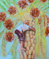 Cueillette 65x54 cm f�vrier 2014