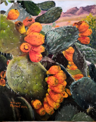 figues de barbarie 41 x 33 cm d�cembre 2022