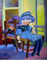 Poup�e de chiffons, d'apr�s Gilberte Bodivit